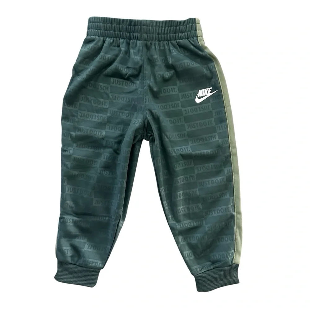 Nike Green Full Zip Sweatshirt & Jogger Pants Set Boys Size 4T NWT
